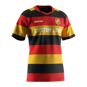 Camiseta Deportiva de Alta Calidad para Hombre, Cuello en V, Corte Atlético, Secado Rápido, Camiseta de Manga Corta para Hombre, Camiseta de Rugby de Manga Larga - Product Image 3