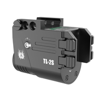 Senter LED Taktis Mini Kompak Hot Design T-EAGLE TL-2S 10X untuk Berburu, IP66, Jangkauan Jauh, Olahraga Luar Ruangan, Lampu Laser