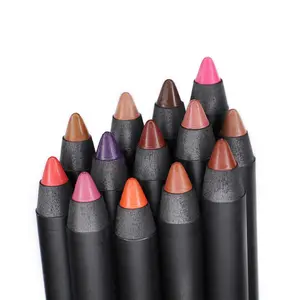 Wholesale Best Price Waterproof Lip Liner Pencil No Logo Cosmetics Lasting Mineral Eyeliner Makeup Usage