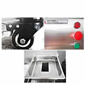 Trancheuse à viande à faible entretien, machine à découper la viande facile à nettoyer pour zones à eau dure, idéale pour boucheries et cuisines - Product Image 6