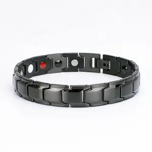 Wholesale Stainless Steel Inexpensive Jewelry Party Companies Women and Men Watchband Link 3 Row Bracelet Chain