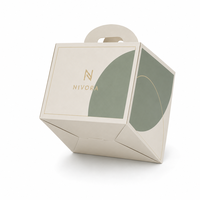 Cajas para Pasteles de Cartón Reciclable Ecológicas Personalizadas con Asas, Diseño Plegable, Ventanas para Mascotas, Acabado Mate