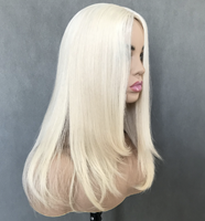 Perruque juive de luxe en soie, 100 % cheveux humains vierges chinois Remy, dentelle transparente HD, ligne de cheveux naturelle, taille personnalisée