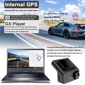 새로운 4k wifi GPS 대시 카메라 자동차 <span class=keywords><strong>dvr</strong></span> 전면 및 후면 듀얼 렌즈 4k 자동차 대시 캠 <span class=keywords><strong>HD</strong></span> 야간 투시경 자동차 대시 카메라 4k - Product Image 5