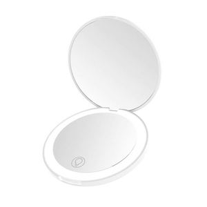 Espejo de Maquillaje Portátil con Aumento 3X, Mini LED de 1 Lado, con Cable de Carga USB para Viajes, Regalos Promocionales - Product Image 3