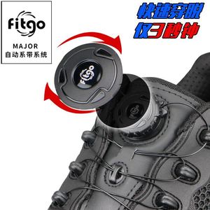 รองเท้าเดินป่าลัน หยีหนิงสีดำ หัวเข็มขัดอัตโนมัติ สวมใส่รวดเร็ว กันลื่นสำหรับกิจกรรมกลางแจ้ง พื้นรองเท้า EVA ส้นเตี้ย หน้าผ้า PU สังเคราะห์ - Product Image 3