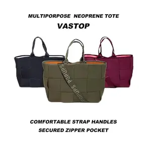 2024 New Arrival Neoprene Tote Bag Fashion Messenger Tote Handbag For Women Ladies Girls Designer Summer Purses And Handbags