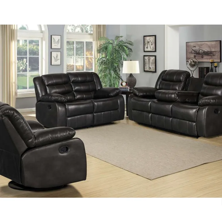 Goede Kwaliteit Sofa Set 3 2 1 Seat Lazyboy Lederen Fauteuil