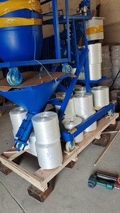 Machine de projection de mortier préfabriqué en fibre de verre GRC à débit réglable pour le plâtrage en ciment de fibre de verre - Product Image 6