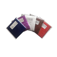 Vente en gros de feuilles de papier d'aluminium gaufré 24*24 cm, 2 argentées, pour emballage alimentaire
