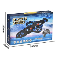 Drone d'avion en mousse Rc avec bascule 3d Jouet volant intérieur extérieur à une touche pour enfants débutants