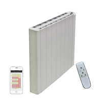 Sala de estar Opciones de programación diarias y semanales portátiles 230V 100% Eficiencia térmica Calentador eléctrico de carcasa de aluminio para habitación