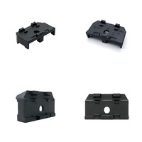 Nuevo Bloque Aislante de Riel WFP15, Placa Guía Ferroviaria, Deflector de Calibre de Vía, Asiento de Nylon, Placa de Delimitación para Rieles de Hormigón, Sujetador W300
