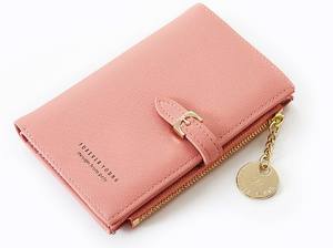 תיק יצואן סוכן סיטונאי צבע הטהור של גברת, ארנק באיכות גבוהה, ארנק קיבולת גדולה אופנתית המיוצר במפעל - Product Image 2