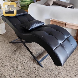 Lujosa y cómoda cama elegante con forma de curva de venta al por mayor salón de uñas moderno <span class=keywords><strong>Spa</strong></span> para cama de belleza con masaje de cabeza ajustable - Product Image 5