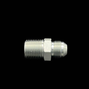 ข้อต่อไฮดรอลิกแบบเกลียวนอก JIC 74 แบบตรง ข้อต่อท่อแบบเกลียวนอกมาตรฐานอังกฤษ BSPT/1JT-SP สำหรับท่อ - Product Image 1