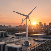 Éolienne à axe horizontal de 200 kW, rotor de 22 m, générateur éolien triphasé à aimants permanents, centrale électrique à grande échelle