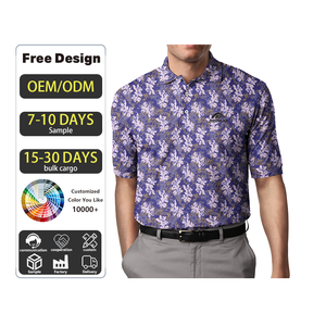 Custom Sample Design Top Quality Men's Polo Shirts Three Color Combination Polo t Shirt Wholesale China