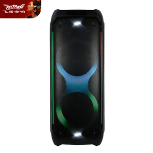 Mới tùy chỉnh kép 10 inch Bluetooth Loa DJ karaoke thiết bị âm thanh TWS bên sấm sét lớn âm thanh sáng bóng - Product Image 1