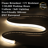 Tira de Luces LED de Neón Flexible con Certificación CE, RoHS, ETL, Sin Puntos Oscuros, IP67 para Exteriores, Tamaños Personalizados, Letrero de Neón de 10m 5m para Centros Comerciales, Iluminación de Bares