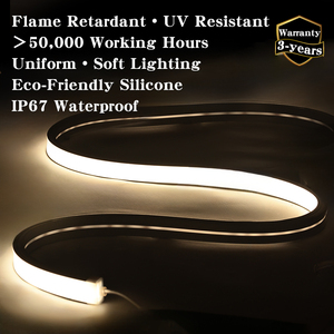 Tira de Luces LED de Neón Flexible con Certificación CE, RoHS, ETL, Sin Puntos Oscuros, IP67 para Exteriores, Tamaños Personalizados, Letrero de Neón de 10m 5m para Centros Comerciales, Iluminación de Bares - Product Image 1