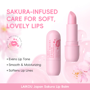 <span class=keywords><strong>Baume</strong></span> à lèvres nourrissant LAIKOU Japon Sakura Vitamine E Beurre de karité Soin des lèvres écologique <span class=keywords><strong>Baume</strong></span> à lèvres hydratant au goût de fruits - Product Image 3