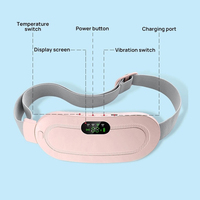 Menstruations-Wärmepad Massagegerät Smart Warm Palace Gürtel Menstruationsschmerz-Linderung Massage Periodenkrampf-Linderung Bauch für Frauen Mädchen