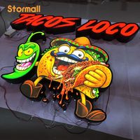 Fabricante de Letreros para Tiendas, Letreros Electrónicos Personalizados, Letreros Comerciales, Letras de Canal Acrílicas 3D, Letrero LED con Logotipo Personalizado