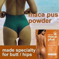 Poudre Protéinée Naturelle à Base de Plantes pour l'Amélioration des Hanches et des Fesses Maca Plus, Complément Alimentaire pour la Croissance des Fesses et des Hanches, Vente en Gros OEM/ODM