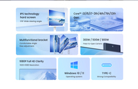 INGSCREEN New Design 27 Inch Core I3 I5 I7 Cheap Aio Business Gaming Desktop Computer All in One Pc