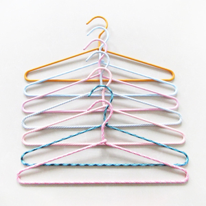 Multicolor Thin Household Balcony Laundry Drying Galvanized Steel Wire Metal Clothes <b>Hanger</b> - Product Image 1