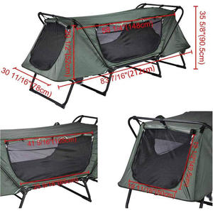 Venta al por mayor <span class=keywords><strong>doble</strong></span> impermeable Oxford <span class=keywords><strong>cama</strong></span> tienda transpirable privacidad cálido dormir pesca tienda de campaña cuna - Product Image 3