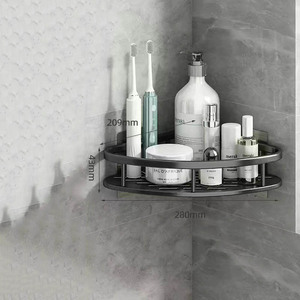 Nouvelle conception, ne permet pas d'économiser l'eau, étagère d'angle pour salle de bain, étagère d'angle pour salle de bain, porte-shampoing, accessoires de <span class=keywords><strong>WC</strong></span>, étagère de rangement pour cuisine - Product Image 1
