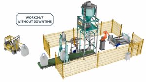 Robot de Paletización Industrial para Materiales a Granel, Apilamiento de Alta Resistencia, Automatización, Eficiencia, Seguridad, Flexible, Alta Velocidad, Venta al por Mayor - Product Image 4
