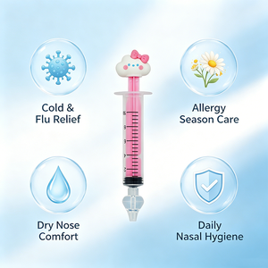 <span class=keywords><strong>Seringue</strong></span> nasale pour bébé sans BPA, aspirateur nasal <span class=keywords><strong>de</strong></span> 10 ml <span class=keywords><strong>avec</strong></span> embout en silicone pour <span class=keywords><strong>nettoyer</strong></span> le <span class=keywords><strong>nez</strong></span> du bébé - Product Image 6
