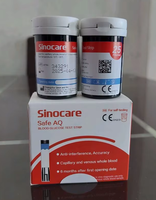 Sinocare Safe AQ Smart Glucomètre Non Invasif Numérique avec Bandelettes de Test de Glycémie