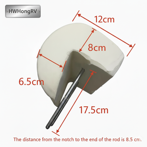 Appui-tête de siège de <span class=keywords><strong>voiture</strong></span> sport en forme de L avec noyau en <span class=keywords><strong>mousse</strong></span>, espacement des tiges de 150 mm, diamètre de 10 mm, squelette en métal moulé, réparation de siège de <span class=keywords><strong>voiture</strong></span> - Product Image 4