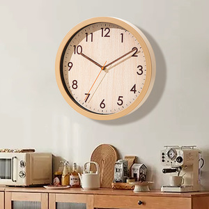 Công Nghiệp Độc Đáo Im Lặng Thạch Anh Đồng Hồ Treo Tường Gỗ Hạt Phong Cách Hiện Đại Chữ Số Phong Cách Thiết Kế Phòng Khách Bàn & Bảng Đồng Hồ - Product Image 1