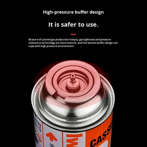 Toptan Mini Gaz Kartuşu Ocak Açık Hava Pişirme Bütan 120G Model Vidalı Kapaklı Metal Teneke Çin Malı - Product Image 3