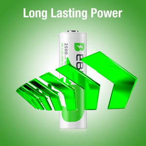 EBL OEM High Performance Long Shelf Life EBL 1.2V AA 2500Mah Ni-Mh Rechargeable 4 Pack Batteries With Battery <b>Box</b> - Product Image 5