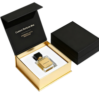 Coffret Cadeau de Luxe Personnalisé pour Rouge à Lèvres, Rigide, Magnétique et Recyclable, avec Design Gaufré à la Feuille d'Or - Fait Main