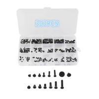 300 pièces tête grasse fraisée petit Mini jeu de vis M2 M2.5 M3 acier ordinateur portable ordinateur portable vis Kit d'outils