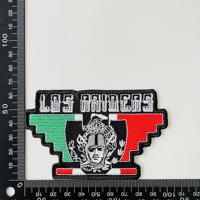Patch brodé personnalisé à repasser pour vêtements, patch à repasser Los Raider Mexico