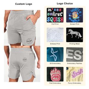 Pantalones cortos de gimnasio 2 en 1 ecológicos personalizados para hombres, pantalones cortos de malla de poliéster ajustados de secado rápido de alta calidad con bolsillos y cintura elástica - Product Image 3