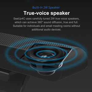 Cámara Web 3 en 1 con Cámara 4K, Micrófono, Altavoz, Zoom Inteligente con IA y Seguimiento Automático, Conexión USB, Plug and Play - Product Image 4