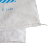 Sacs tissés en polypropylène personnalisés imprimés, sacs vides en raphia PP durables de 25 kg et 50 kg pour emballage de charbon de bois de construction Hebei
