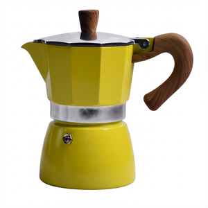 Cafetière italienne classique en alliage d'aluminium faite à la main, cafetière à <span class=keywords><strong>moka</strong></span> pour la maison, la cuisine et l'extérieur - Product Image 3