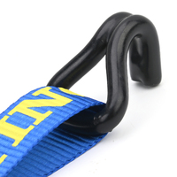 Correas de Amarre Fabricadas en China, Correas de Sujeción para Motocicleta de 1 Pulgada (25 mm) con Ganchos Dobles en J Electroforéticos Negros