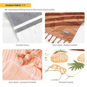 فاخرة كبيرة * من الطراز التركي ، مطرزة بشعار مخصص على الطراز البوهيمي الصيفي مع حقيبة سفر - Product Image 5