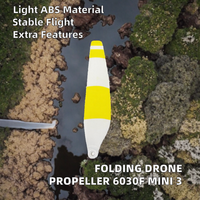 Baling-baling Drone ABS 6030F Pengganti untuk DJI Mini 3 Pro UAV Lipat Rendah Kebisingan Lepas Cepat